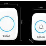 Wireless doorbell home new long-distance remote control old pager Intelligent exchange doorbell