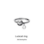 Lucky Cat Ring Female Refined Personalized