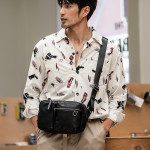 New Leather Men's Shoulder Bag Is Fashionable