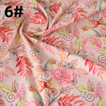 Soft Thin Skirt Plant Flower Pastoral Fabric Cotton