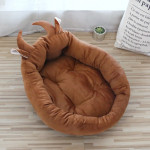 Pet Bed Pad Thickened Cartoon High Backrest