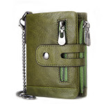 Large Capacity Snap Back Zipper Wallet