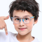 Two-color Ultra-light Blue Light With Myopia Glasses Frame