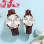 Fasina 2020 Couple Models For Life 1314 Simple Female Watch Male Valentine'S Day Gift Watch Set