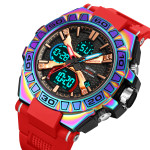 New Sports Colorful Luminous Electronic Waterproof Watch Multifunctional Student Watch