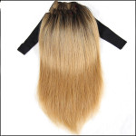 Blonde Peruvian Straight Human Hair Headband Wig