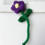 Hand Crocheted Wool Flowers DIY Fabric