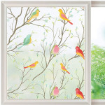 Color Printing Bird Opaque Window Film