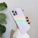 Side Rainbow Transparent Phone Case