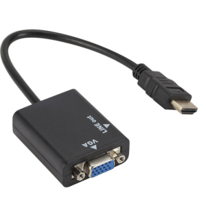 HDMI to VGA Conversion Line Hdmi to Vga High Definition Conversion Adapter Bump VGA Band Audio Display