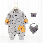 Baby's Pure Cotton Thermal Jumpsuit