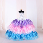 Handmade Doll Dresses Outfit Fashion Evening Party Clothes For Xmas Girl Gift