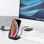 15W Fast Wireless Charger Dock Fast Wireless Charger,Wireless Charging Stand,2 In 1 Wireless Charger Phone Holder For All Mobile Phones With Wireless Charging