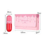 Mini Capsule Lip Color 5 Color Case Velvet Matte Non Staining Cup Color