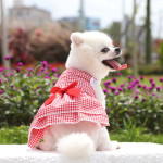 Spring Summer And Autumn New Plaid Pet Cat Clothes Supplies Stripes