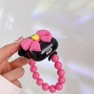 Black Double Ear Bow Knot Pro Protective Case