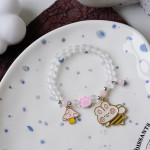 Women's Fashion Pearl And Crystal Beaded Bracelet