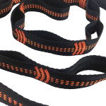 Outdoor hammock straps swing tree tied rope