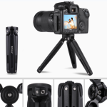 Compatible with Apple, Mobile phone metal mini tripod Desktop tripod