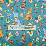 Cartoon Cotton Twill Bed Sheet Quilt Cover Printed Fabric