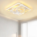 Household Light Luxury Thin Suction Ceiling Fan Lamp Bedroom Living Room