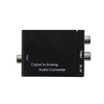 Analog to Digital Audio Converter Fiber Optic with TV Speaker