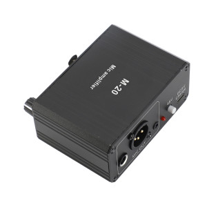 Microphone Preamp High Gain 48V Phantom Power XLR Output Mic Preamplifier for Dynamic and Condenser Microphones Booster 