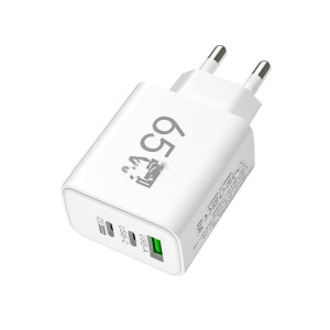 65W Frosted Square 1USB 2PD Multi-port Charger Mobile Phone Charger 5v2a 12W Standard Charging Plug