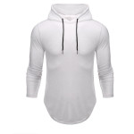 Men's European Fashion Solid Color Hoodie