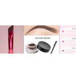 Waterproof And Not Easy To Fade Vignetting Color Eyebrow Dyeing Cream Set