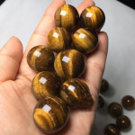 East China Sea Natural Crystal Yellow Tiger Eye Stone Original Stone High Quality