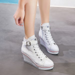 High-top canvas shoes candy