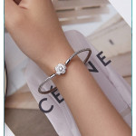 925 Silver Rose Basic Bracelet