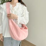 Large Capacity Cross Body Simple And Versatile Nylon Dumpling Bag