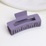 Women's Fashion Simple Frosted Square Grab Clip