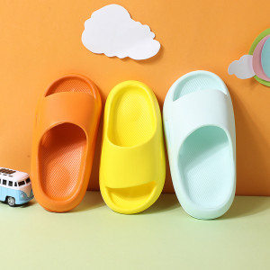 Summer Cute Thick-soled Soft-soled Home Indoor Outdoor Solid Color Sandals And Slippers