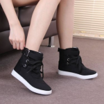 Spring And Autumn New Student Casual Shoes Sports Shoes Short Tube Canvas Shoes Women