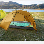 Double Layer Outdoor Camping Tent With Silicon Coating For Two People