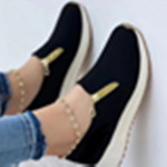 Women's Zipper Sports Shoes Women's Flat Pointed Toe