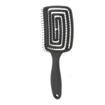 Hollow square eight-claw curved black comb