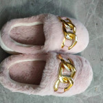 Bunny Hair Baotou Plush Warm Home Slippers