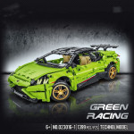 Compatible With Building Blocks Rambo Roadster Remote Control Light Racing Models