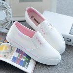 Summer Student Spring One-step Lazy Flat White Shoes