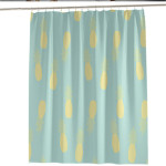 Cartoon Fruit Series Shower Curtain Set