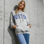 Casual Hooded Trendy Letter Sweater Women