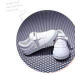 Children's Shoes Korean Style Single Shoes Boys And Girls Breathable And Waterproof White Shoes White Sports Shoes Student Shoes