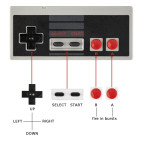 2 X Wired Controller For NES-004 Original Nintendo NES Vintage Console Gamepad