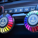 Car Atmosphere Light 3D Pickup RGB Voice-controlled Rhythm Car Air Outlet Aromatherapy