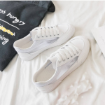 Student casual white shoes