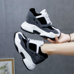 Woman Fashion Sneakers Platform Chunky Casual Shoes New Designers Basket Female Vulcanized Shoes Women High Heels